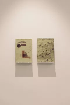 Érosion d'une piece en argile crue