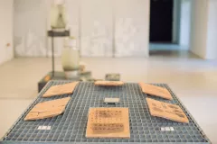 Érosion d'une piece en argile cuite