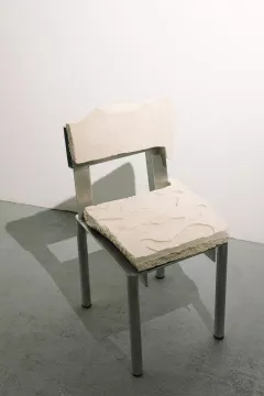 Chaise Alpi en aluminuim et pierre de taille