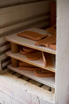 Test de cuisson de l'argile verte