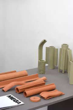 Extrusions en argile verte de Romainville